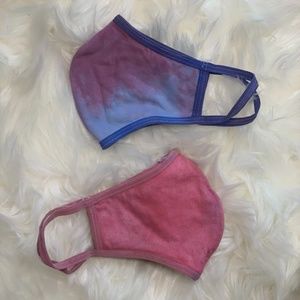 Tie Dye reusable Face Mask Late Sunset Set
